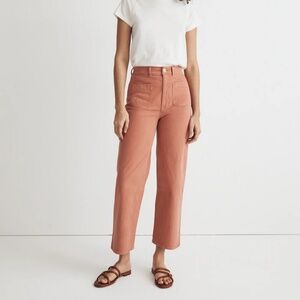 Madewell Emmett wide leg rose size 28